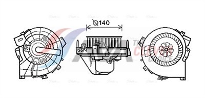 AVA QUALITY COOLING OL8609 Číslo výrobce: 033813RR. EAN: 4045385162734.