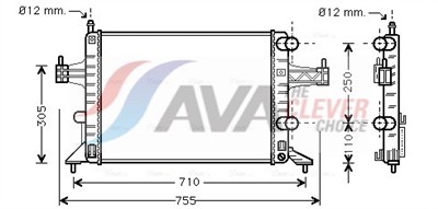 AVA QUALITY COOLING OLA2303 EAN: 4045385100378.