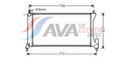 AVA QUALITY COOLING OLA2386 EAN: 4045385204908.
