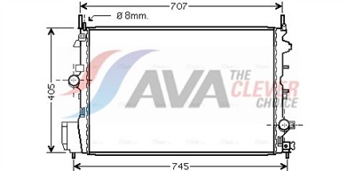 AVA QUALITY COOLING OLA2396 EAN: 4045385072446.