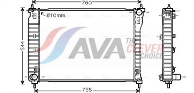 AVA QUALITY COOLING OLA2435 EAN: 4045385202843.