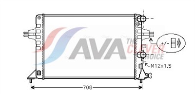 AVA QUALITY COOLING OLA2444 EAN: 4045385107742.