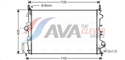 AVA QUALITY COOLING OLA2462 EAN: 4045385179947.