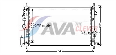 AVA QUALITY COOLING OLA2473 EAN: 4045385181544.