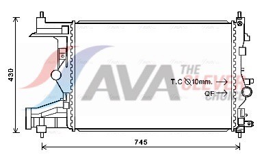 AVA QUALITY COOLING OLA2484 EAN: 4045385170142.