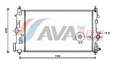 AVA QUALITY COOLING OLA2591 EAN: 4045385182022.