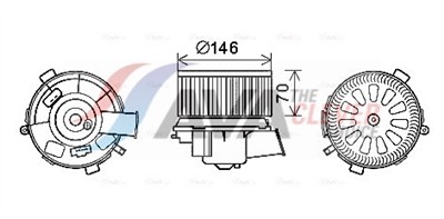 AVA QUALITY COOLING PE8378 Číslo výrobce: 009159581. EAN: 4045385196289.