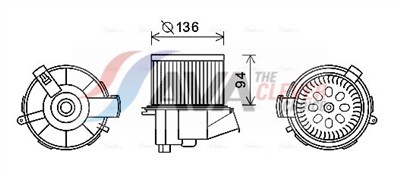 AVA QUALITY COOLING PE8387 Číslo výrobce: 351039231. EAN: 4045385198818.
