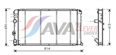 AVA QUALITY COOLING RT2263 Číslo výrobce: 376708451. EAN: 4045385039975.