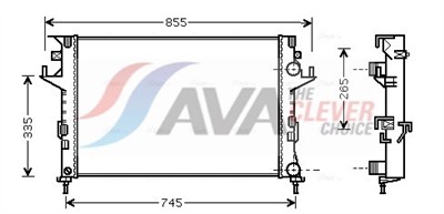 AVA QUALITY COOLING RT2291 Číslo výrobce: 376716291. EAN: 4045385040117.