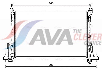 AVA QUALITY COOLING RT2623 Číslo výrobce: 376701591. EAN: 4045385214617.