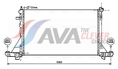 AVA QUALITY COOLING RTA2560 EAN: 4045385188802.