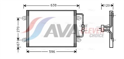 AVA QUALITY COOLING RTA5256 Číslo výrobce: T958R. EAN: 4045385102365.