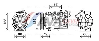 AVA QUALITY COOLING RTK489 Číslo výrobce: 4471500020. EAN: 4045385177707.