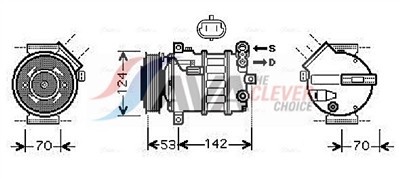 AVA QUALITY COOLING SBAK063 Číslo výrobce: 351322051. EAN: 4045385255825.