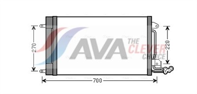 AVA QUALITY COOLING STA5038D Číslo výrobce: 6R0820411N. EAN: 4045385208609.