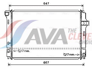 AVA QUALITY COOLING TO2700 EAN: 4045385202584.