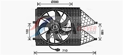 AVA QUALITY COOLING VN7545 Číslo výrobce: 351043561. EAN: 4045385245925.