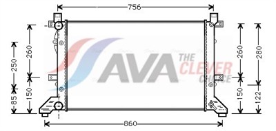 AVA QUALITY COOLING VNA2155 Číslo výrobce: TH226. EAN: 4045385228263.