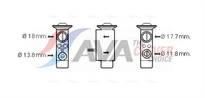 AVA QUALITY COOLING VO1162 Číslo výrobce: 351234401. EAN: 4045385175383.