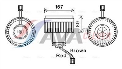 AVA QUALITY COOLING VO8177 Číslo výrobce: 009157171. EAN: 4045385197507.