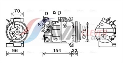 AVA QUALITY COOLING VOK183 EAN: 4045385200474.