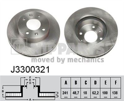 NIPPARTS J3300321 EAN: 8711768125028.