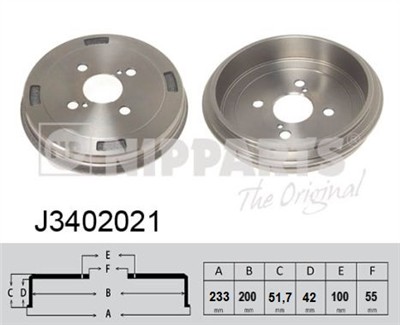 NIPPARTS J3402021 EAN: 8711768089405.