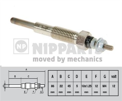 NIPPARTS J5713002 EAN: 8711768076450.