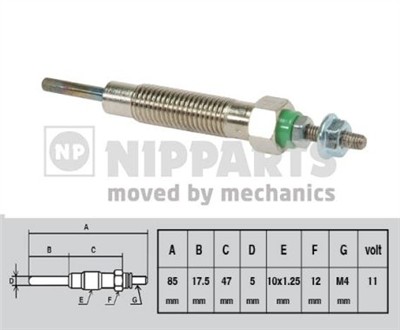 NIPPARTS J5715004 EAN: 8711768076542.