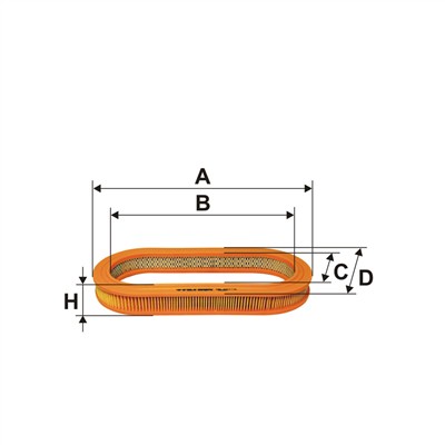 FILTRON AE 347/5 EAN: 5904608053473.