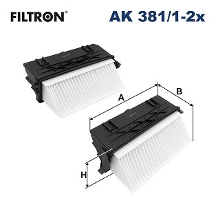 FILTRON AK 381/1-2x EAN: 5904608023810.