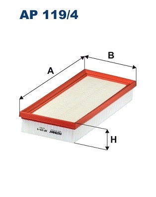 FILTRON AP 119/4 EAN: 5904608051196.