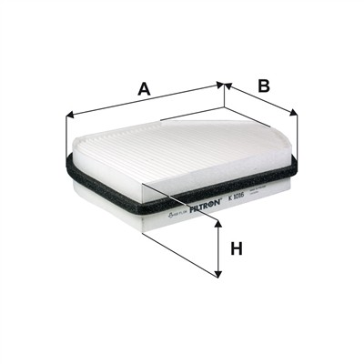 FILTRON K 1016 EAN: 5904608010162.