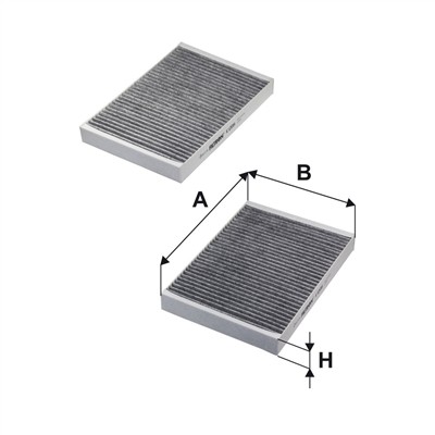 FILTRON K 1201A-2x EAN: 5904608902016.