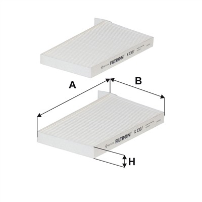 FILTRON K 1307-2x EAN: 5904608803078.