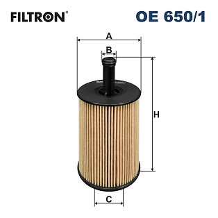 FILTRON OE 650/1 EAN: 5904608026507.