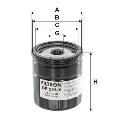 FILTRON OP 525/6 EAN: 5904608075253.