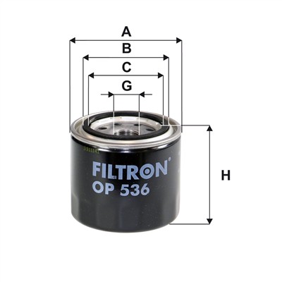 FILTRON OP 536 EAN: 5904608005366.