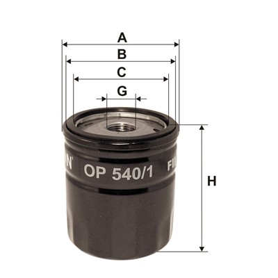 FILTRON OP 540/1 EAN: 5904608015402.