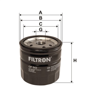 FILTRON OP 543 EAN: 5904608005434.