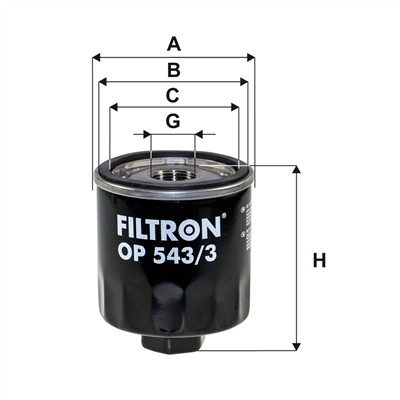 FILTRON OP 543/3 EAN: 5904608045430.