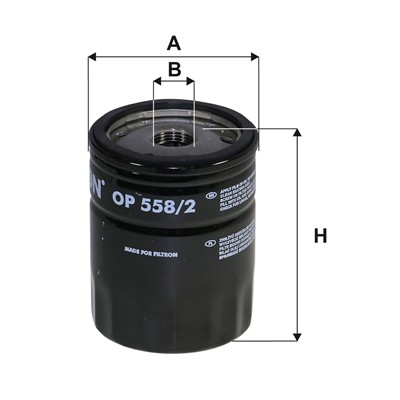 FILTRON OP 558/2 EAN: 5904608035585.