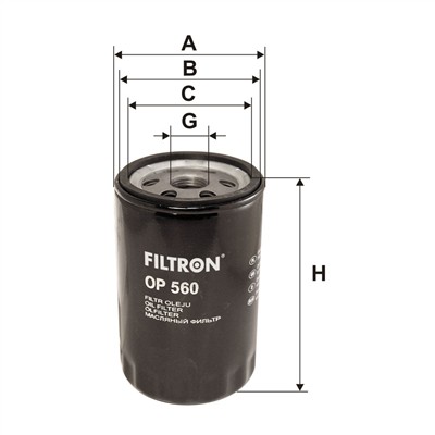 FILTRON OP 560 EAN: 5904608005601.