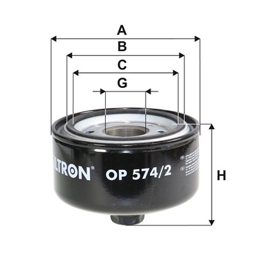 FILTRON OP 574/2 EAN: 5904608035745.