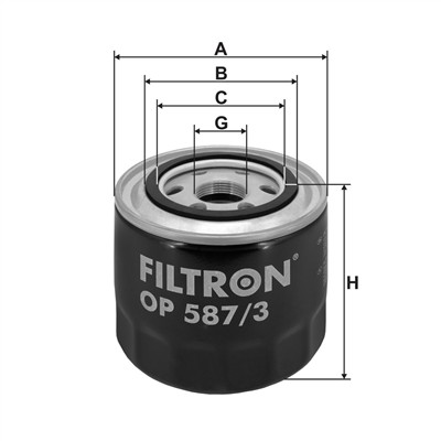 FILTRON OP 587/3 EAN: 5904608045874.