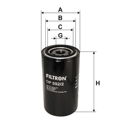 FILTRON OP 592/2 EAN: 5904608035936.