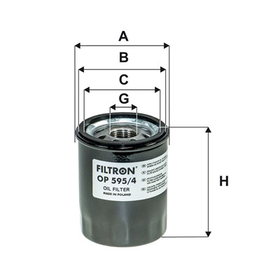 FILTRON OP 595/4 EAN: 5904608055958.
