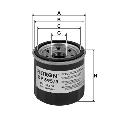 FILTRON OP 595/5 EAN: 5904608998514.
