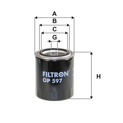 FILTRON OP 597 EAN: 5904608005977.